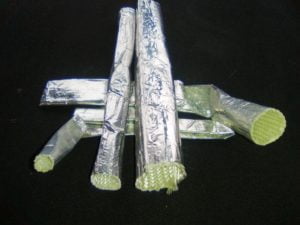 Tubo Fibra de Vidrio con Aluminio.