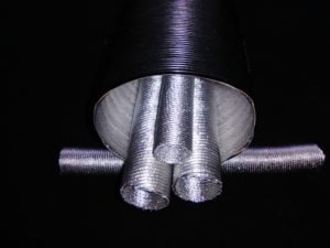 Tubo Corrugado de Fibra de Vidrio con Aluminio